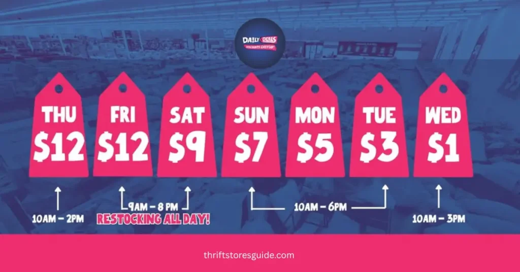 Discount Offers at Daily Deals Thrift Store