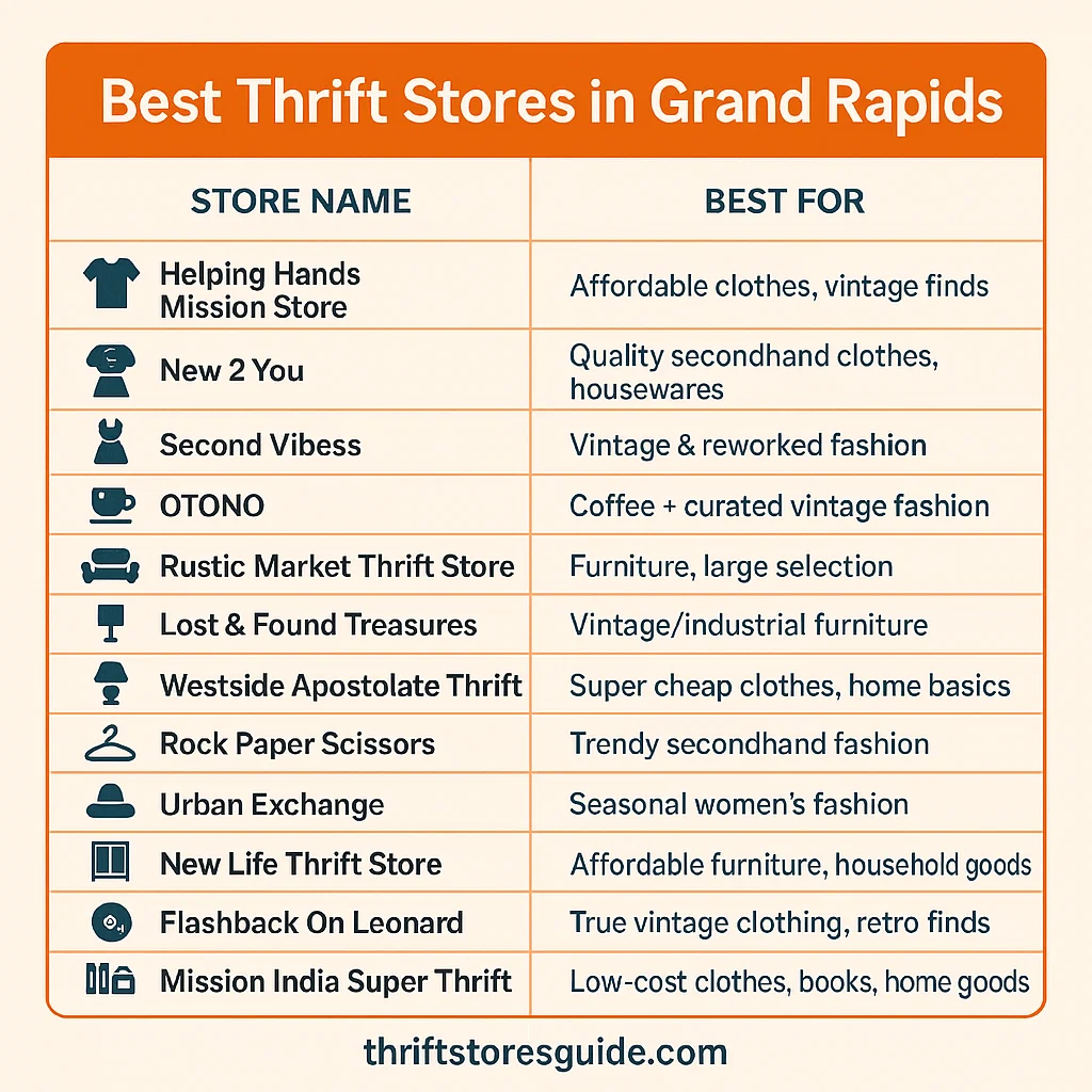 Best Thrift Stores in Grand Rapids