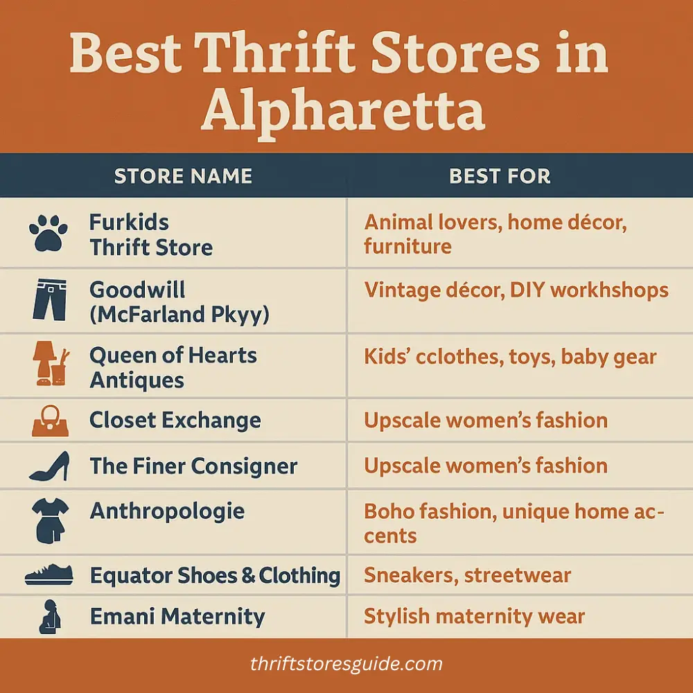 Best Thrift stores in Alpharetta GA