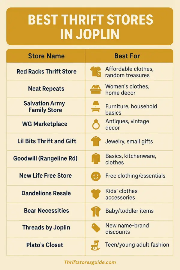 Best Thrift Stores in Joplin, Missouri